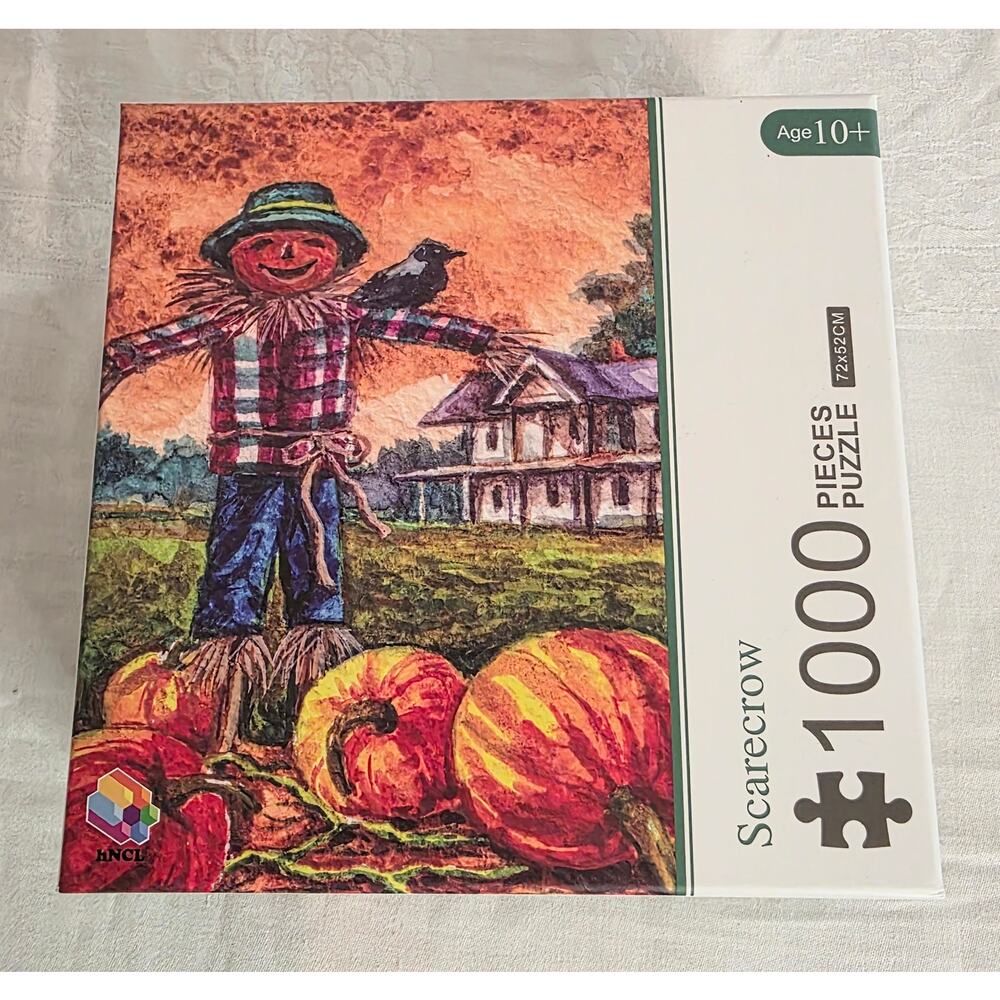Honeycomb Learning 1,000 Piece Puzzle Scarecrow Ages 10+ 72x52cm Harvest Fall